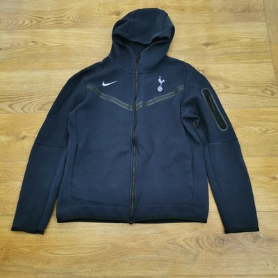 Nike Tech Fleece Hoodie Jacke Herren Large Blau Tottenham Spurs 23/24 Windrunner