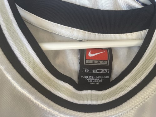 100% Authentic Tony Parker #9 San Antonio Spurs Silver Alternate Jersey SZ 60 - Picture 4 of 6