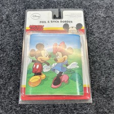 Disney Mickey Minnie Mouse Peel Stick Wallpaper Border 15 Ft RoomMates York NOS