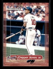 2000 Fleer Impact #105 Chipper Jones Atlanta Braves