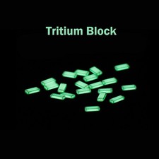 1PC. 1.5 3 9mm/1.5 3 6mm Cuboid Glass Night Life Self-Luminous 25 Years Life