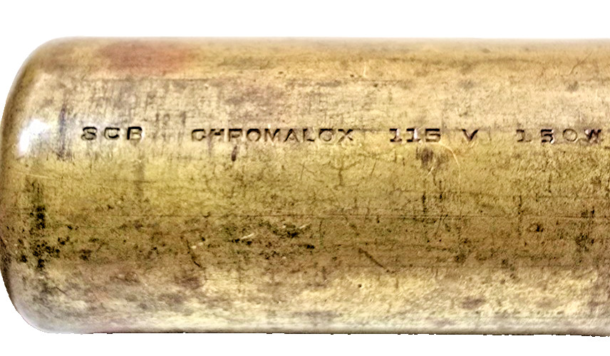 Chromalox SCB Series Heater 120V 150W Edison SB Base NOS New Old Stock