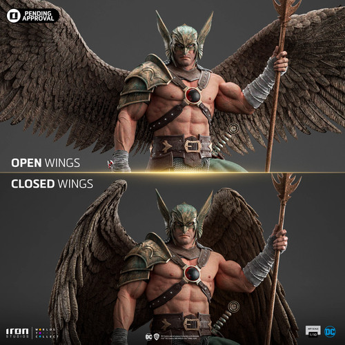 Iron Studios Hawkman DC Comics 10th Anniversary 1/10 Scale Statue - Picture 2 of 10