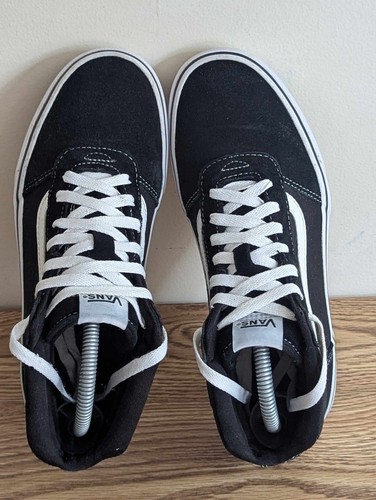 Vans Sk8-Hi Black/White Women's High Top Skate Shoes Size 8.5 - Picture 8 of 13