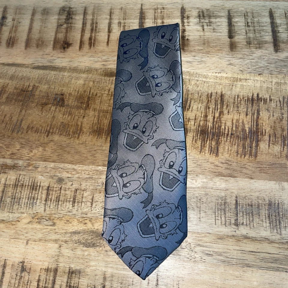 Corbata de Colección Balancine Pato Donald Ropa de Trabajo Informal Fiesta Disney 57"x3.25" Foto 4 de 4