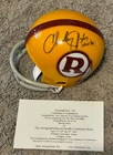 Charley Taylor Signed Autograph Riddell Washington Redskins Mini Football Helmet