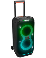 JBL PartyBox Stage 320 Speaker, Telescopic Handle, 18h Playtime Splashproof