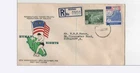Malaysia Human Rights FDC 1958 - Registered Post From Scudai to Singapore