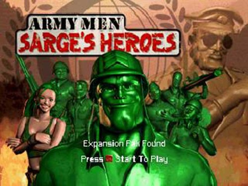 Army Men Sarge's Heroes - Nintendo N64 Game