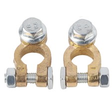 2pcs Car Battery Terminal Clamp Connector 300A Large Current M10 Single Screw fo