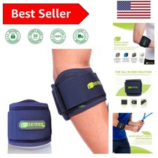 Durable Neoprene Tennis Elbow Support - Comfort and Stability for Men  Women