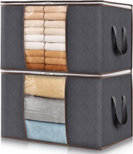 Scatole per Vestiti, Contenitori Organizer Armadio per Piumoni, Scatola Trasloco