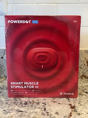 Therabody PowerDot Duo 2.0 Smart Muscle Stimulator Red NEW MSRP $399