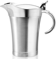 Thermo Sauciere Edelstahl Doppelt Isoliert Silber 750Ml FüR Abendessen Partys