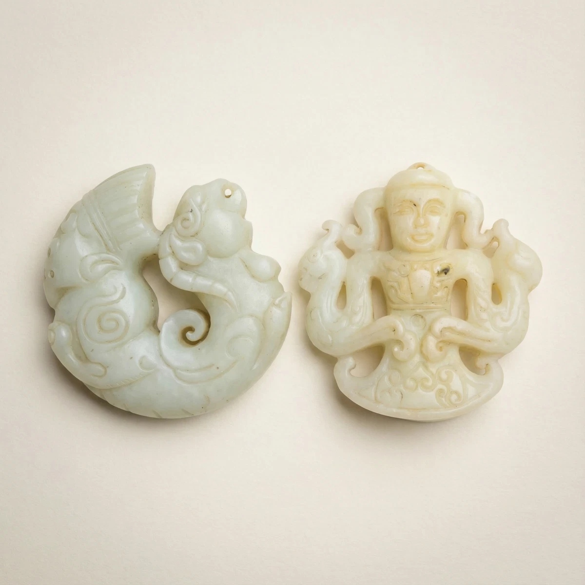 复古原始玉石古董中国雕塑、雕像| eBay