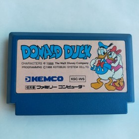 Donald Duck Kemco pre-owned Nintendo Famicom NES Tested