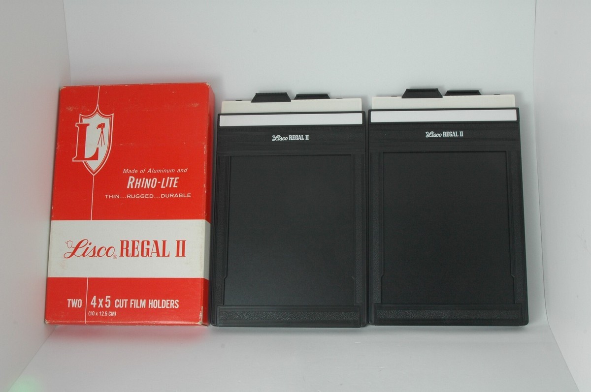 LISCO REGAL Ⅱ　リスコ リーガルⅡ フィルムホルダー 4x5 5枚 LISCO REGAL II 4×5 フィルム ホルダー 14枚セット 中古W6863608