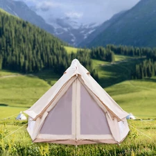 Light Luxury Outdoor Exquisite Camping Tent Pyramid Polyester Cotton Rainproof