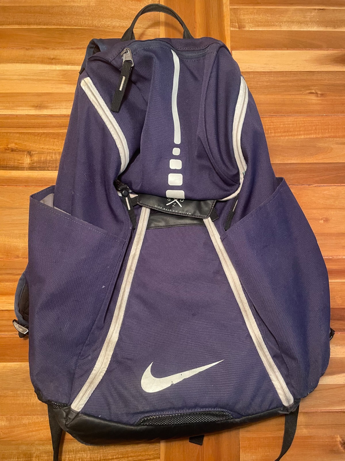 Nike Elite Backpack Navy Blue Basketball PreOwned Re… Gem