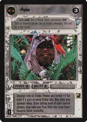 Paploo - Endor - Star Wars CCG - Picture 1 of 1