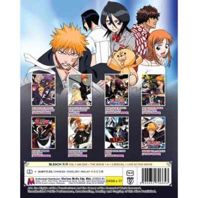 DVD Anime Bleach FULL Complete TV Series Vol.1-366 Free Keychain