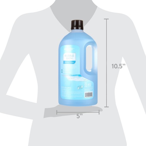 Equate Bubble Bath, for Adult, Senior and Teen, Breezy Ocean, 64 fl oz - Picture 4 of 5