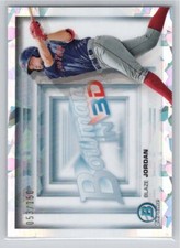 2022 Bowman #B3D-7 Blaze Jordan /150 Bowman in 3D Atomic Refractor Red Sox