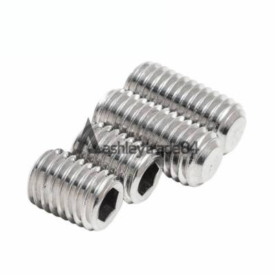 200pcs Stainless Steel   Head Socket   Set Grub Screw Assortment Cup Point #F1