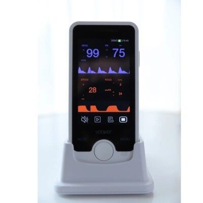 #ad #ad 4 inch Touch Screen Portable Spo2 Monitor Optional NIBP CO2 Vital Signs Monitor $259.00