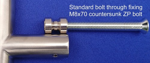 Door pull handle 400mm Stainless Steel Satin finish - Picture 4 of 7