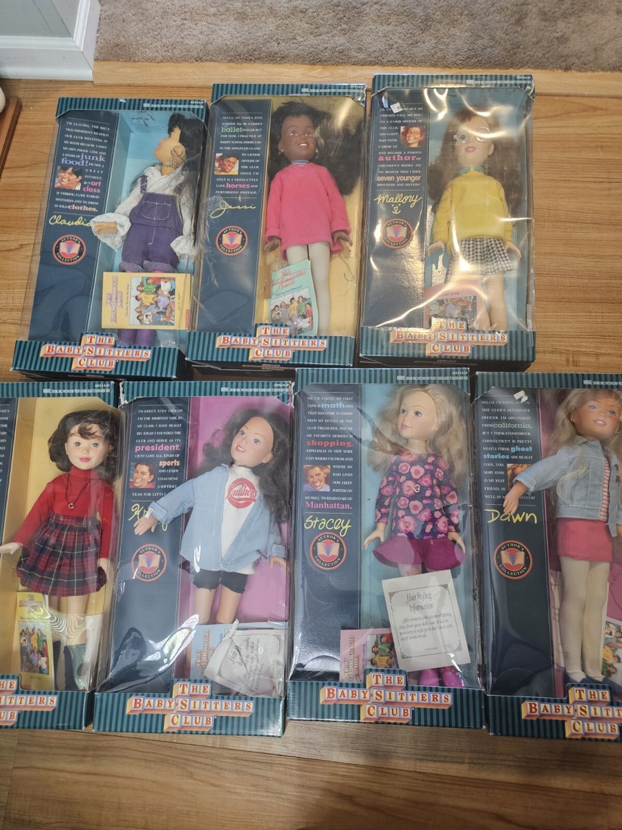 その他 The Babysitters 6g7v4d0 Vintage Babysitter Club Dolls Complete Set of 7 Kenner 1993
