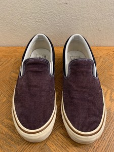 vans slip on og navy