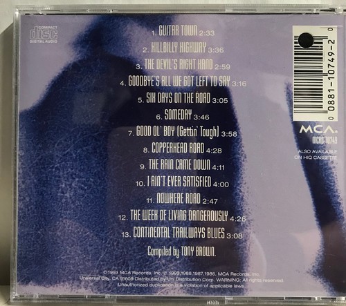 MUSIC CD IN CASE (COVER SIGNED) - STEVE EARLE - ESSENTIAL STEVE EARLE - Picture 2 of 2