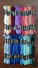 kit 30 matassine moulinè anchor cotone da ricamo a 8 fili da 8 mt lotto n A046