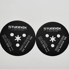 2X Trident Nab HUB Adapter 90mm x 0.5mm Spacer For Reel to Reel Tape Recorders