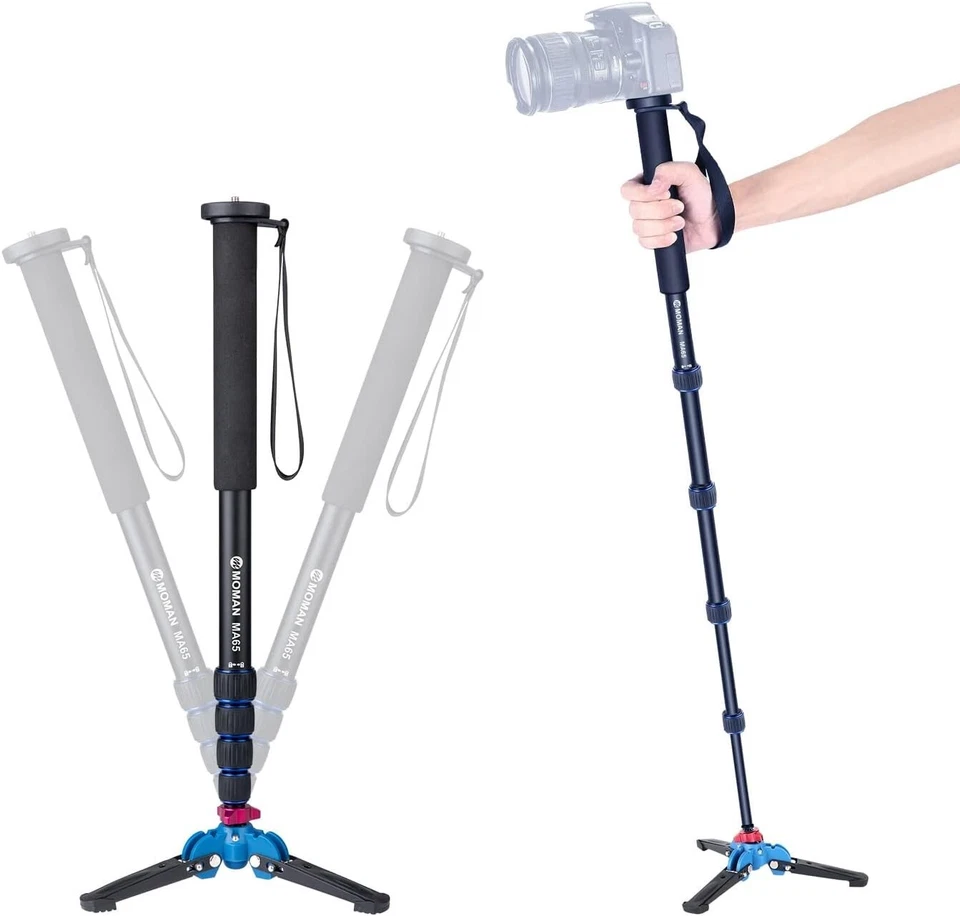 Multi-Functional Camera Monopod with Enhanced Stability - 360° Angle Adjustable - Image 3 of 4