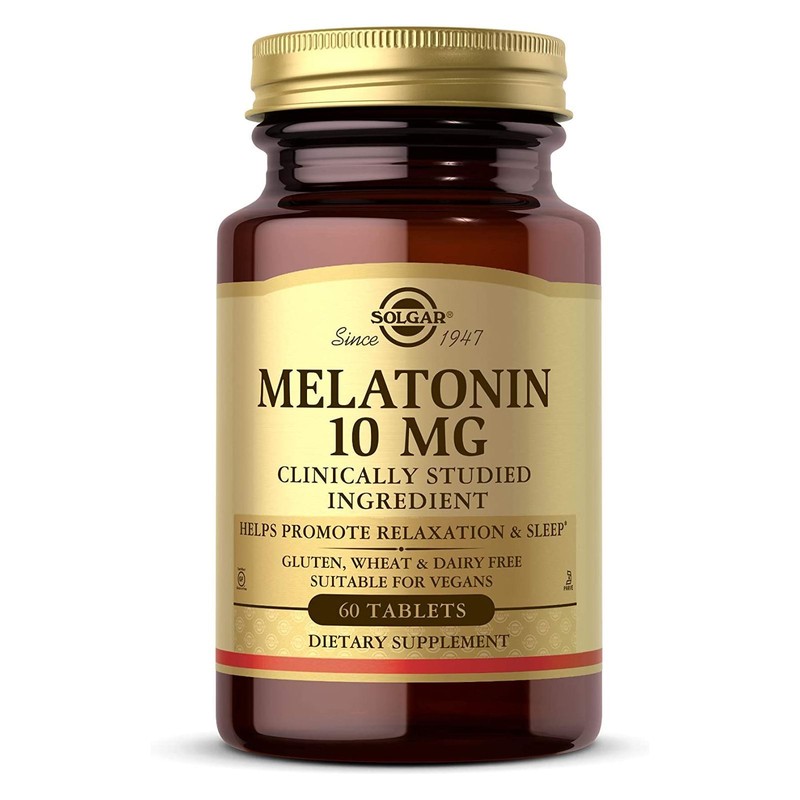 Solgar Melatonin 10 mg 60 Tablets, Clearance for EXP 08/2026