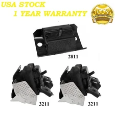 3 PCS FRONT MOTOR & TRANS MOUNT FIT 2007-2008 Chevrolet Silverado 1500 5.3L 2WD