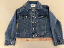 Girls Looney Tunes Tweety Bird Denim Jean Jacket XS 4 5 Blue New