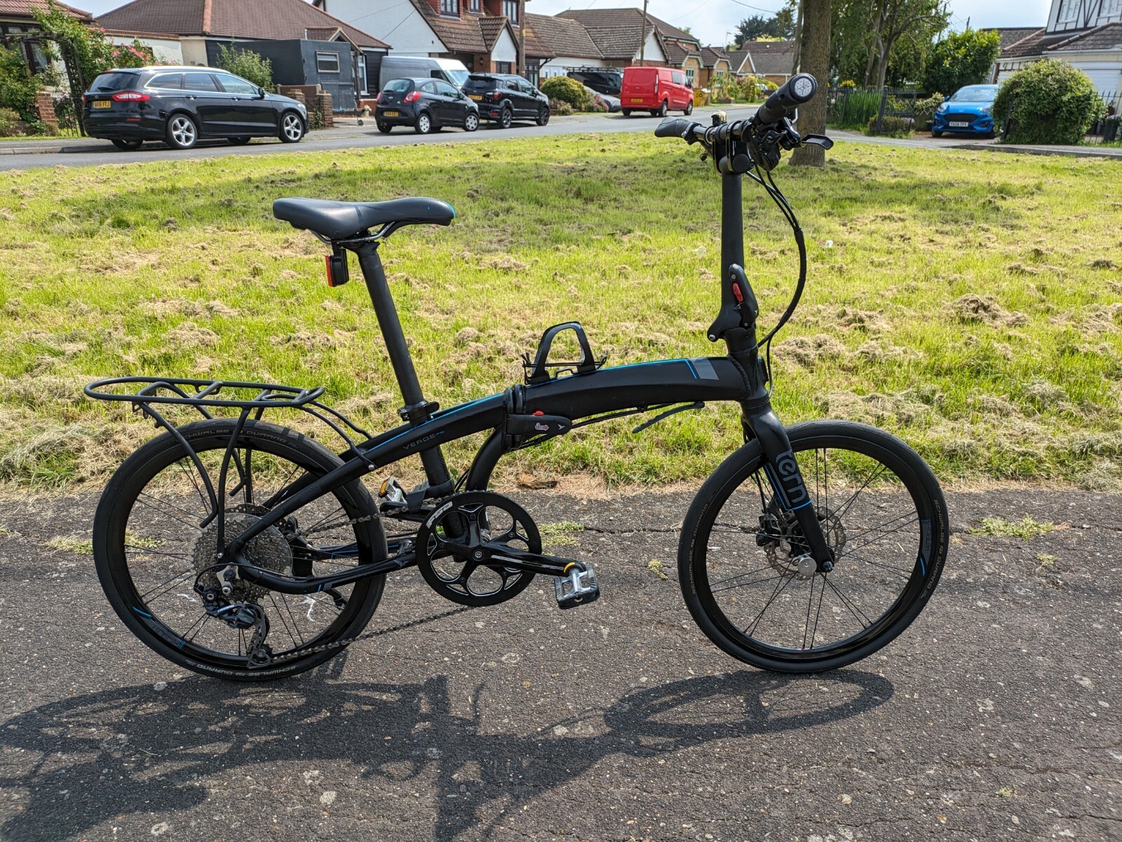 Tern Verge P10 Folding Bike,With Cover & FLIGHT SUIT, INSTRUCTIONS