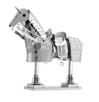 Metal Earth Fascinations Armor Series Horse 3D Metall Puzzle Modellbausatz