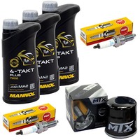ÖL Inspektion FüR Honda CB 500 F FA X XA CBR 500 13-23 Set 3L ÖLfilter ZüNdkerze