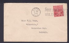 1928 KING GEORGE V PRE-DECIMAL STAMP BUZACOTT & McKEOWN ADVERTISING COVER #B80