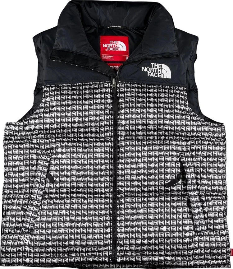 Gilet Nuptse clouté Supreme x The North Face taille M noir