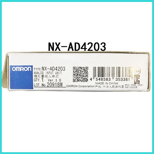 1X New Sealed OMRON NX-AD4203 Analog Input Unit NX AD4203 PLC Module - Picture 4 of 4