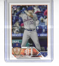 2023 Topps #416 Donny Sands Detroit Tigers Rookie Card