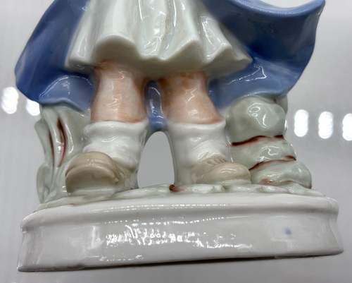 Par de paraguas de lunares figura niño niña porcelana KPM de colección Japón - Imagen 18 de 24