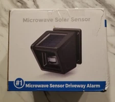 Driveway Solar Wireless Microwave Motion Sensor Alarm (Only) - New (Open Box)