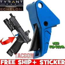 Tyrant CNC Springfield Echelon BLUE BLACK I.T.T.S TRIGGER FLAT - 20% LESS TRAVEL