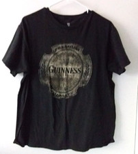 Guinness Brand black Guinness graphic men's T-SHIRT small/medium